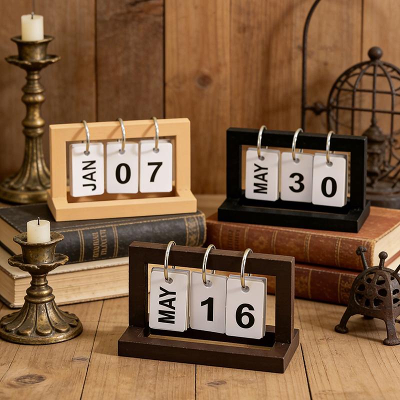 Office Desk Tech Accessories - 【M】Mini Calendar Office Desk Decoration Decoration