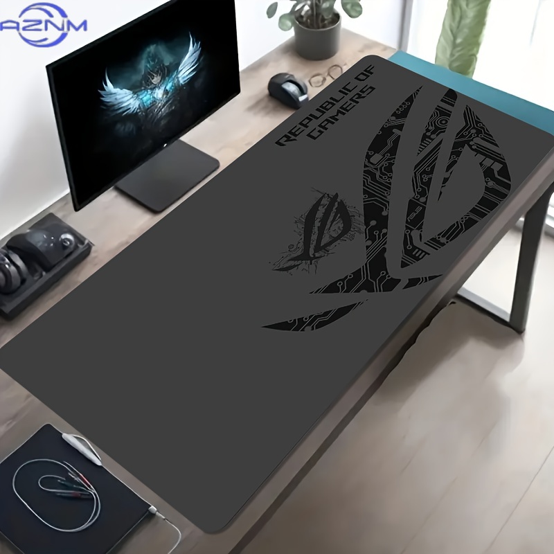 Office Desk Tech Accessories - 1pc Large Gaming Mouse Pad ROG