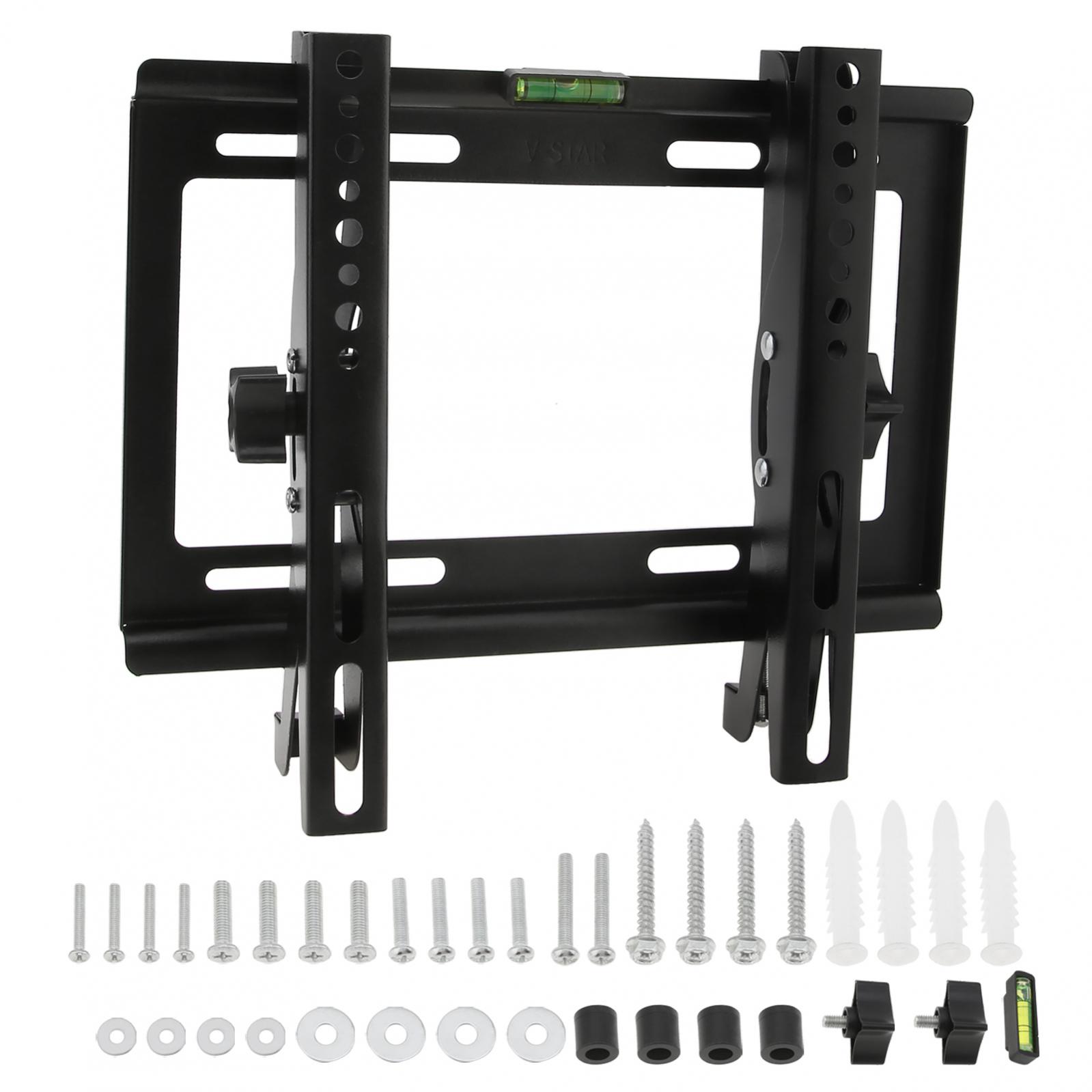 Flat Panel Mount Tilt - Universal 45KG Adjustable TV Wall Mount