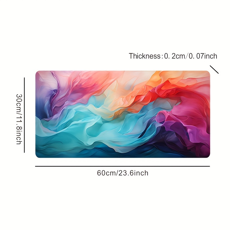 Large Abstract Color Mouse Pad - огляд і ціна Office Desk Tech Accessories