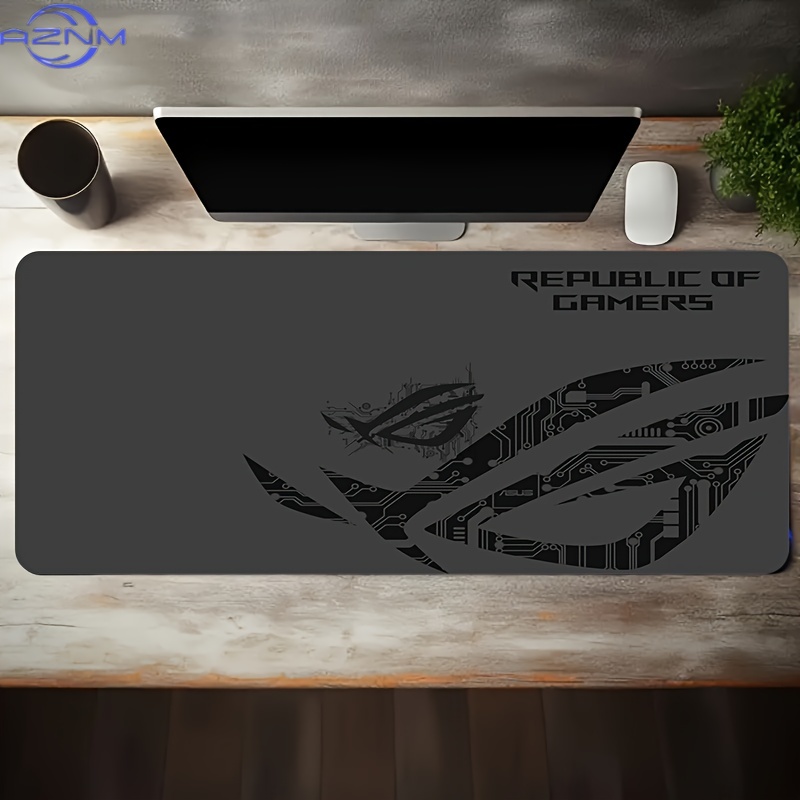 1pc Large Gaming Mouse Pad ROG - огляд і ціна Office Desk Tech Accessories