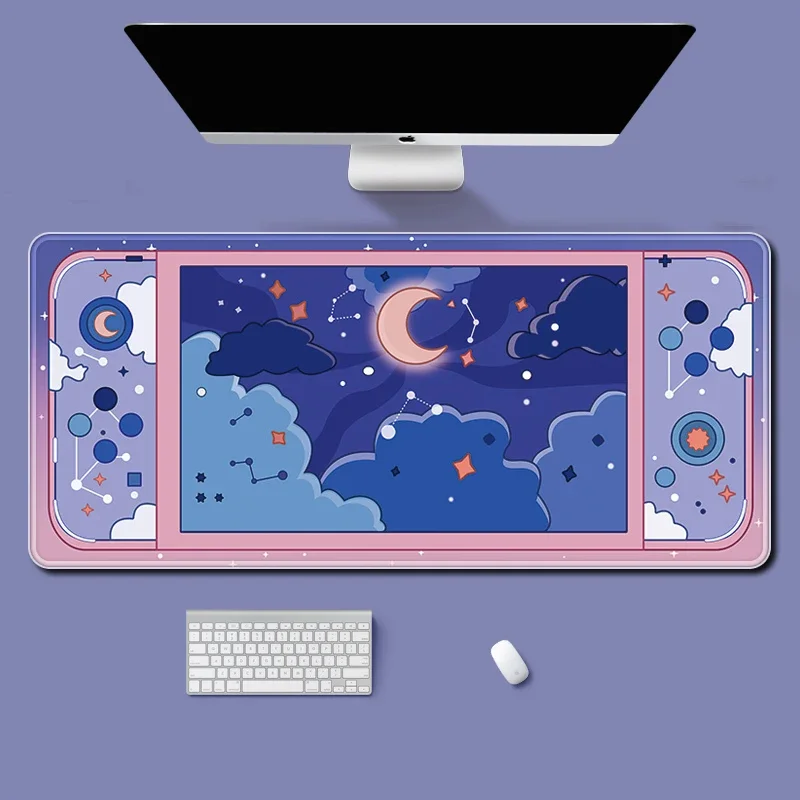 Moon and Stars Large Desk Mat  - огляд і ціна Office Desk Tech Accessories