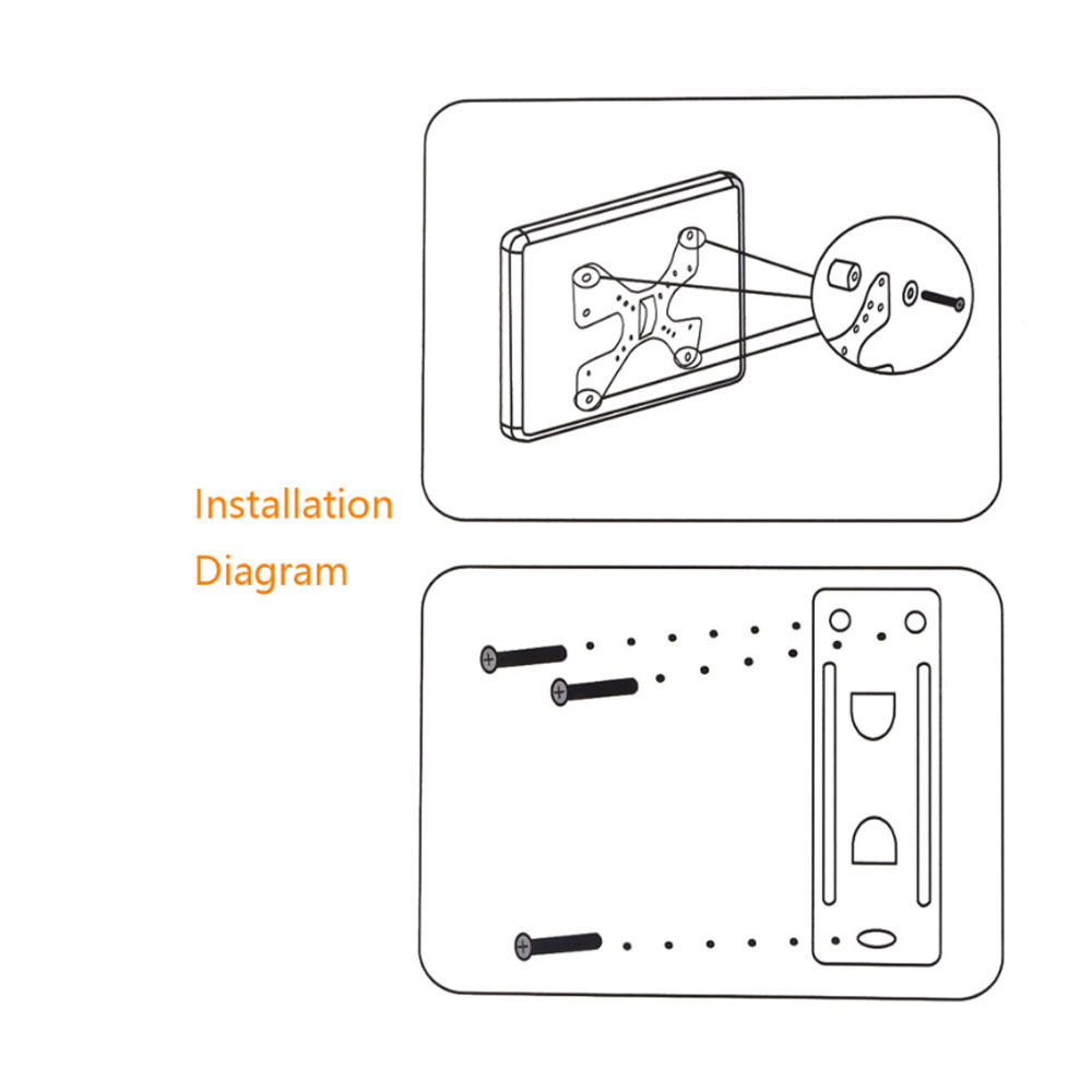 TV Wall Mount Bracket Flat Pan - огляд і ціна Flat Panel Mount Tilt