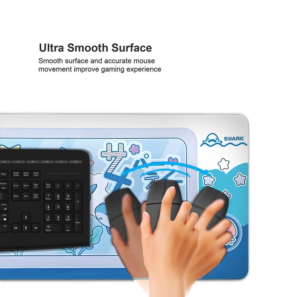 Cute Shark Party Mouse Pad Lar - огляд і ціна Office Desk Tech Accessories