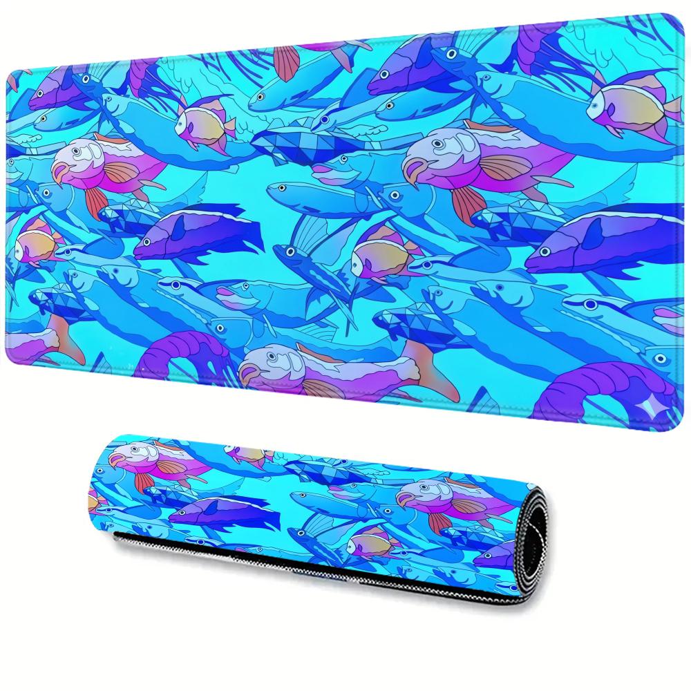 HD Printing Fish Rubber Mouse  - огляд і ціна Office Desk Tech Accessories