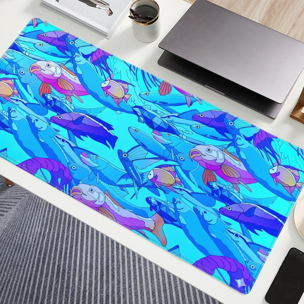 HD Printing Fish Rubber Mouse  - огляд і ціна Office Desk Tech Accessories